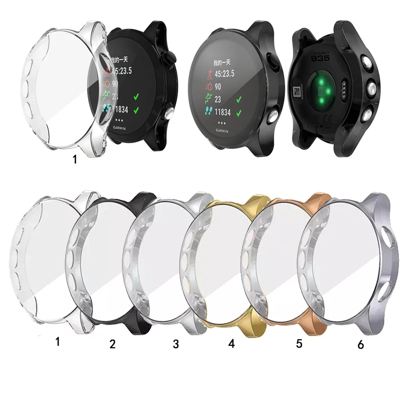 

TPU Screen Protector Case Cover for Garmin Forerunner 935 945 Protective Cover Shell