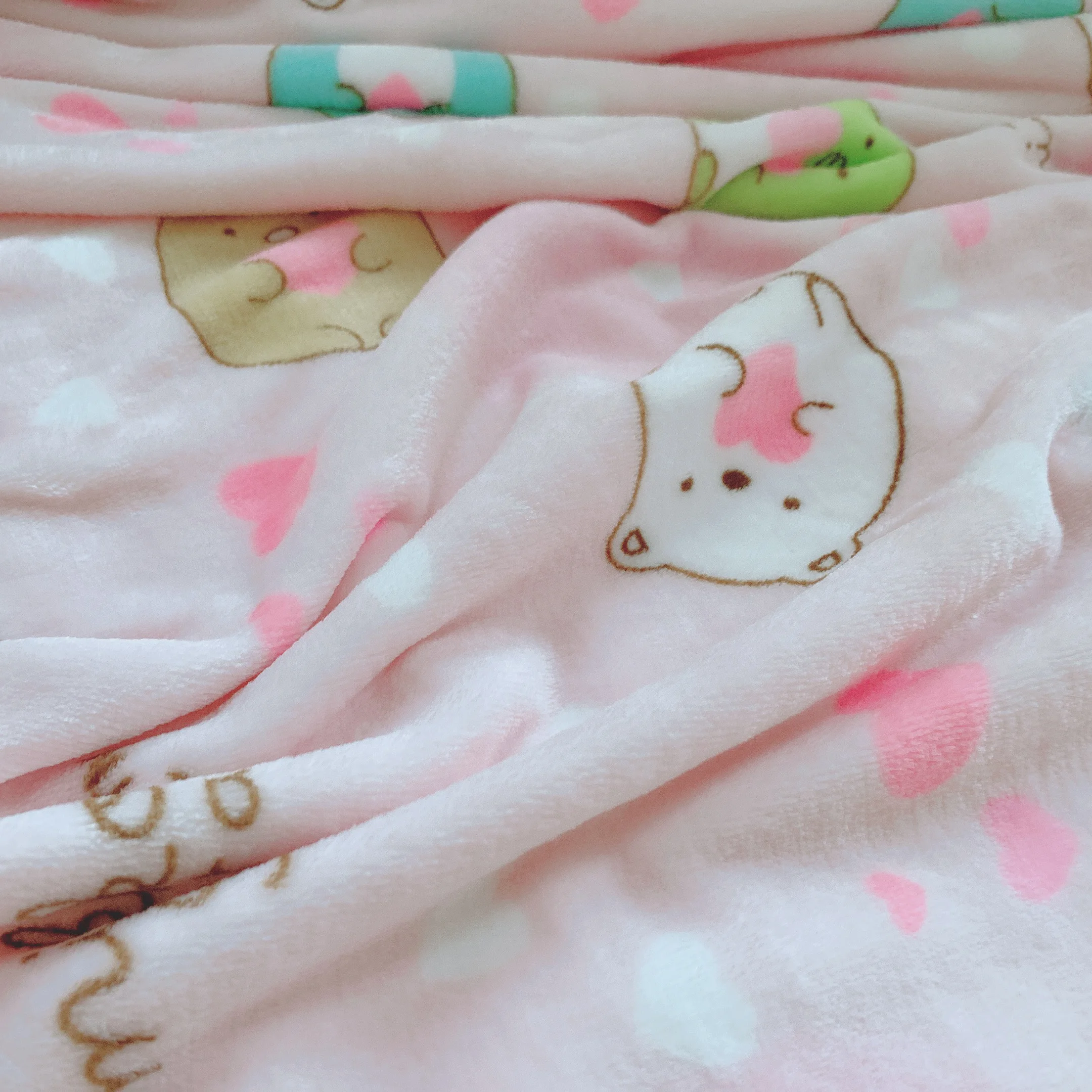 Sumikkogurashi плюшевое одеяло Фланелевое мягкое постельное белье с милым животным, сохраняющее тепло зимой, товары для дома, рождественские подарки, как для девочек
