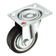 3-дюймовый резиновый шарнирный ролик колеса, 360 градусов верхняя пластина, 110 lbs. Регулировка нагрузки Ёмкость