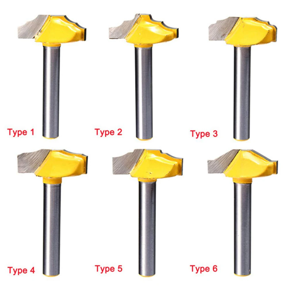 

6pcs Milling Cutter Router Bit Set 8mm Wood Cutter Carbide Shank Mill Woodworking Trimming Engraving Carving Cutting Tools