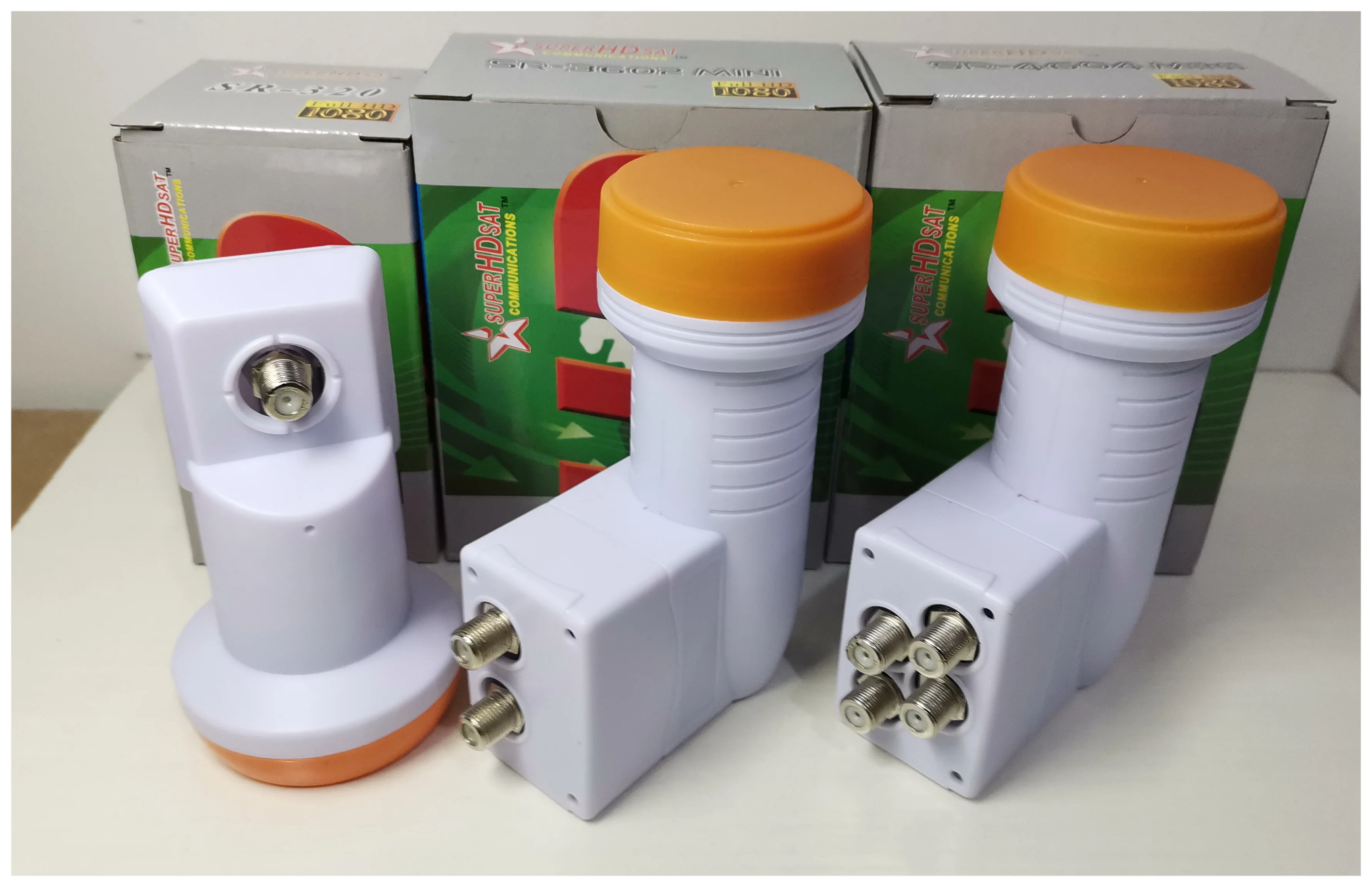 Супер HD SAT SR-320, SR-3602, SR-4604 цифровой HD универсальный KU Band Одноместный Твин Quad LNB с высоким коэффициентом усиления низкий уровень шума спутниковая антенна LNB