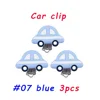 3pcs blue clip