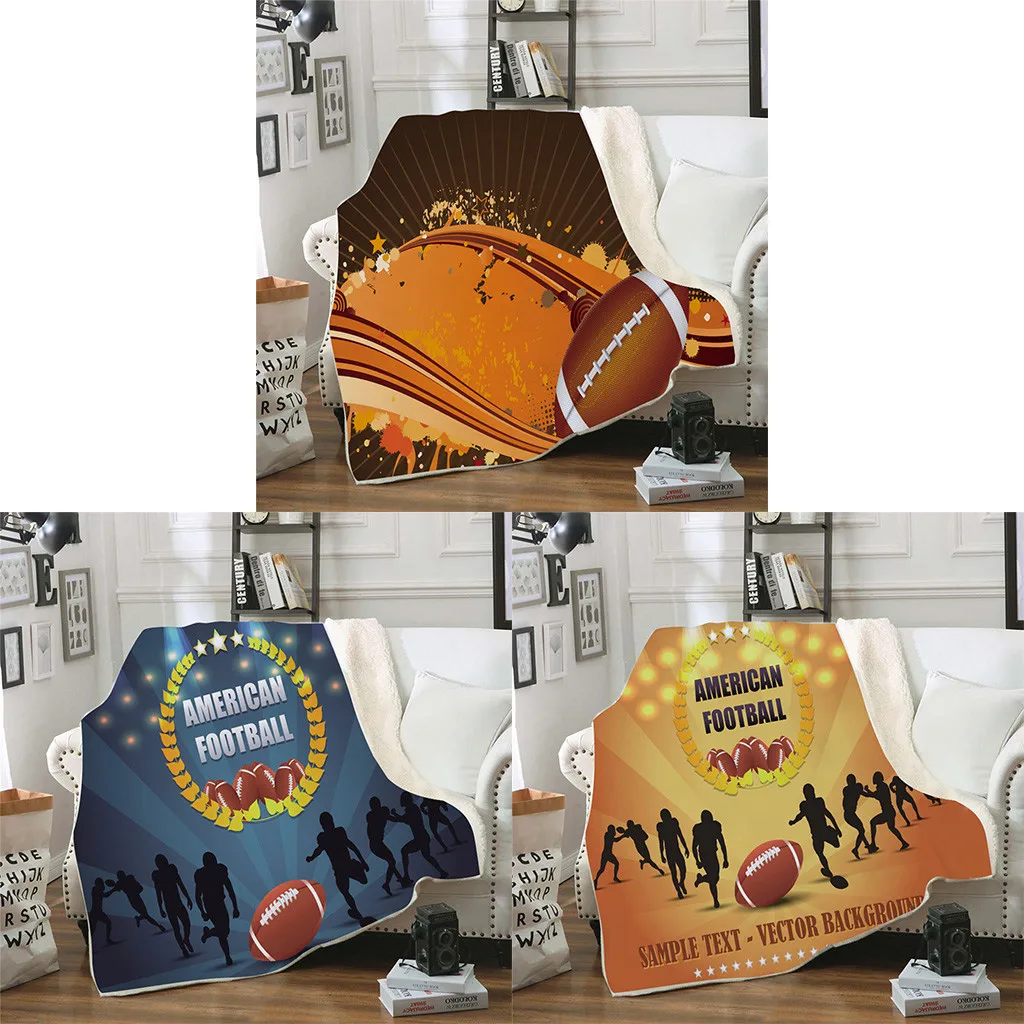 Ковер для спорта, футбола, домашнего декора, ковер для пола, для гостиной, спальни, ковер для кухни, двойное толстое одеяло, набивное одеяло