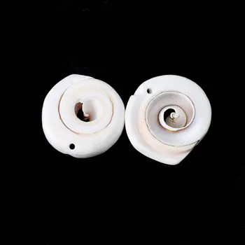 

100Pcs Natural Seashell Sea Shells Beads with Hole Cowrie Beach Conch DIY Crafts N58F