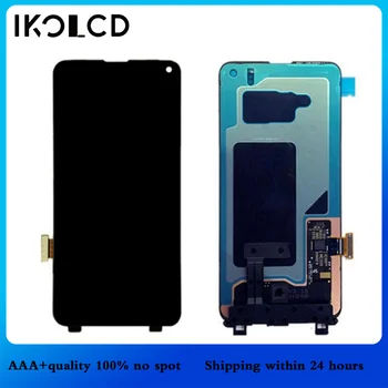 

AMOLED For Samsung Galaxy S10 S10e S10 PLUS SM-G970 G973 G975 LCD Display Touch Screen With Frame For S10e S10 PLUSLCD