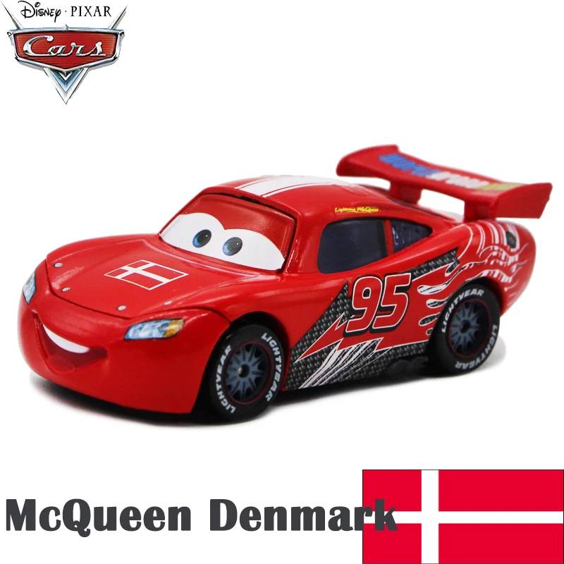 Disney Car Pixar Cars Nation Series коллекция Lightning McQueen металлическая литая под давлением детские развивающие игрушки рождественские подарки