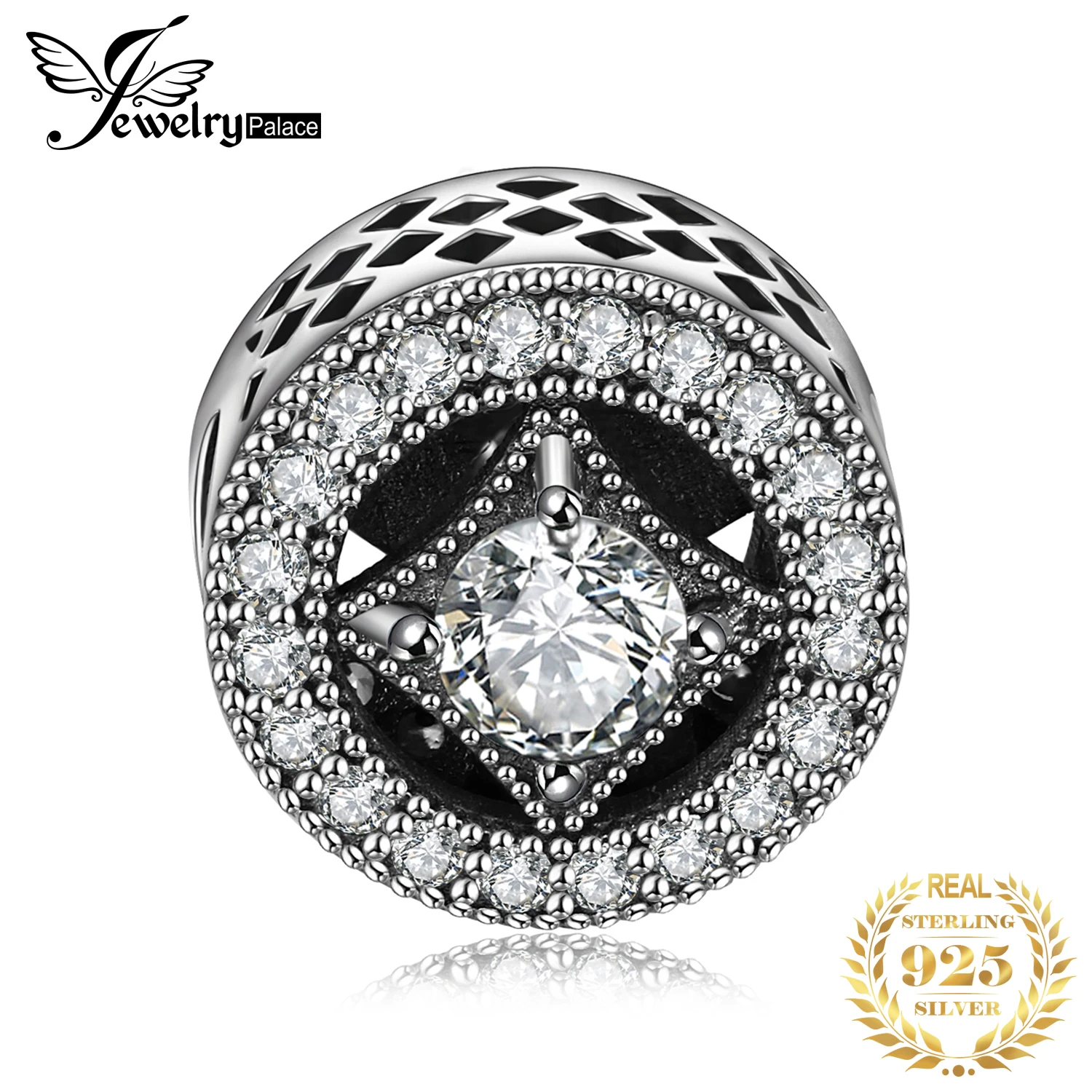 Jewelrypalace стерлингового серебра 925 Звездное Приглашения бисер Подвески Fit Браслеты