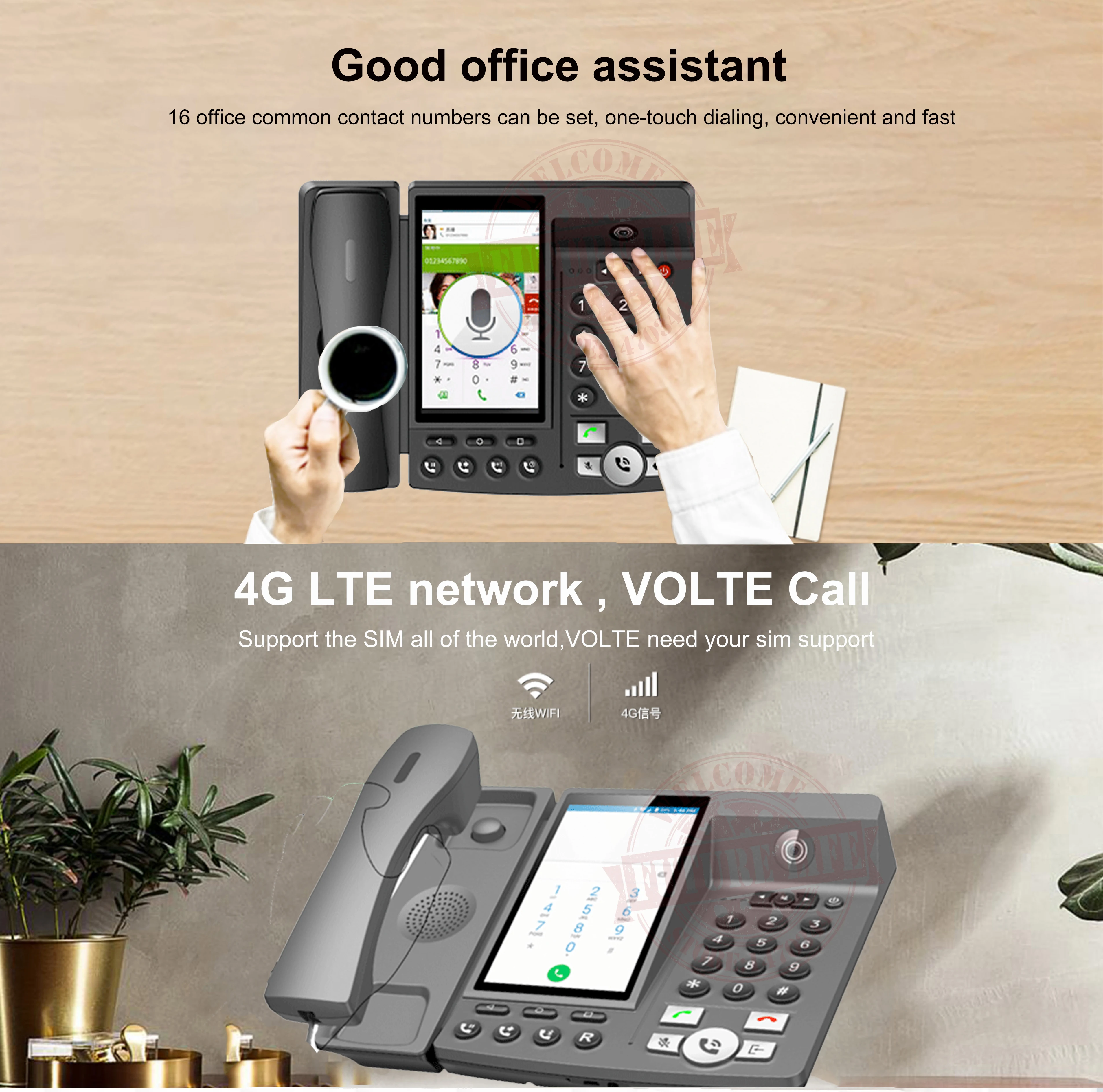 Smart LTE 4G Fixed Wireless Landline Android 8.1 4G SIM