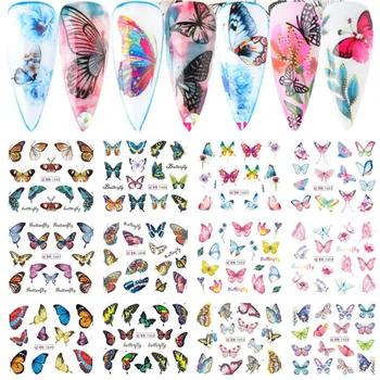 

15pcs Art Brushes Crystals Tips Professional DIY Decoration 5pcs Dotting Tool Butterfly Stickers Foil Paper Nail Starter Kit