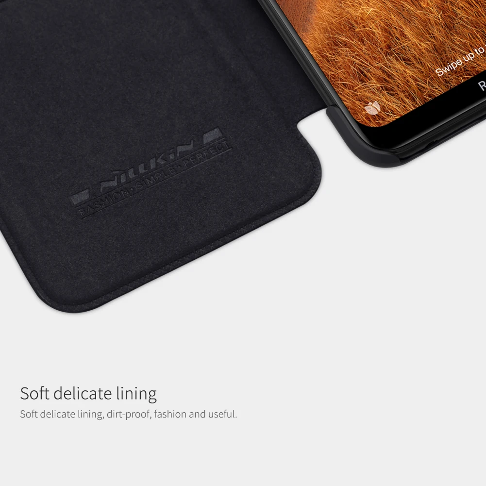 Caes для Xiaomi Redmi 8A 8 Redmi8 Nillkin Qin серия из искусственной кожи флип-чехол Redmi 8 чехол