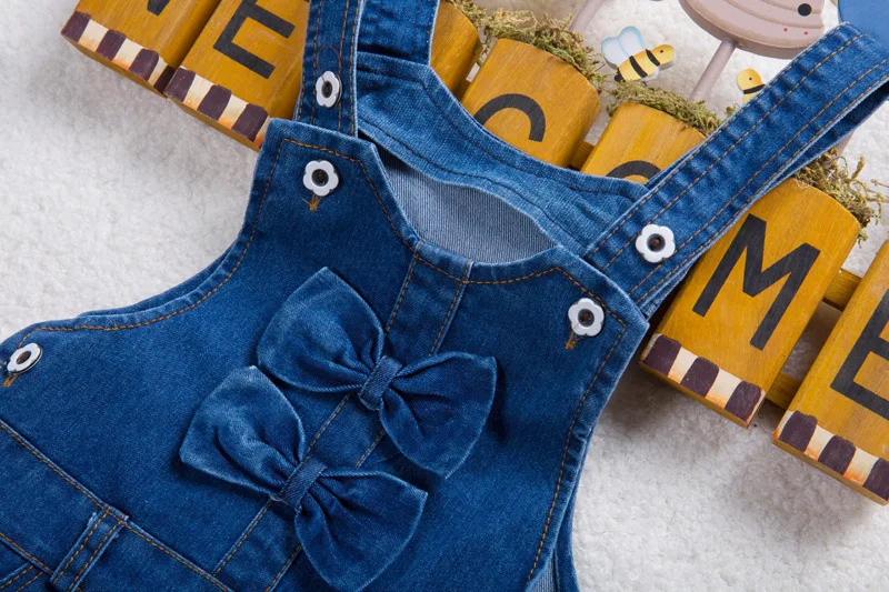 IENENS Kids Baby Girls Pants Denim Long Jeans Overalls Toddler Infant Girls Playsuit Clothes Clothing Long Trousers