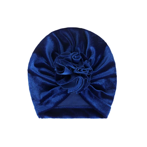 blue 1 шт., детская Коралловая бархатная шапка, подходящая для мальчиков и девочек, для детей от 1 до 3 лет, теплая рамка для фото в индийском стиле, шапочка - Цвет: blue