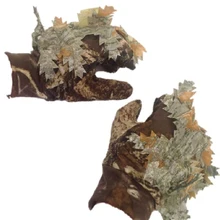 3D Leafy Тактический декодирование Кемпинг полный палец камуфляж защитный пот Абсорбент противоскользящие дышащие охотничьи перчатки джунгли