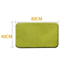 Легко чистящие декоративные коврики для спальни Нескользящие мягкие износостойкие впитывающие воду кухонные домашние простые напольные коврики для двери моющиеся