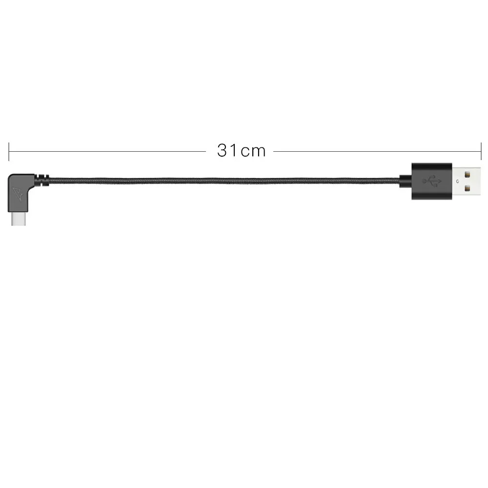Usb Type-c Cable Nylon Weaving Thread Converter Data Sync Connecting Adaptor For Drone