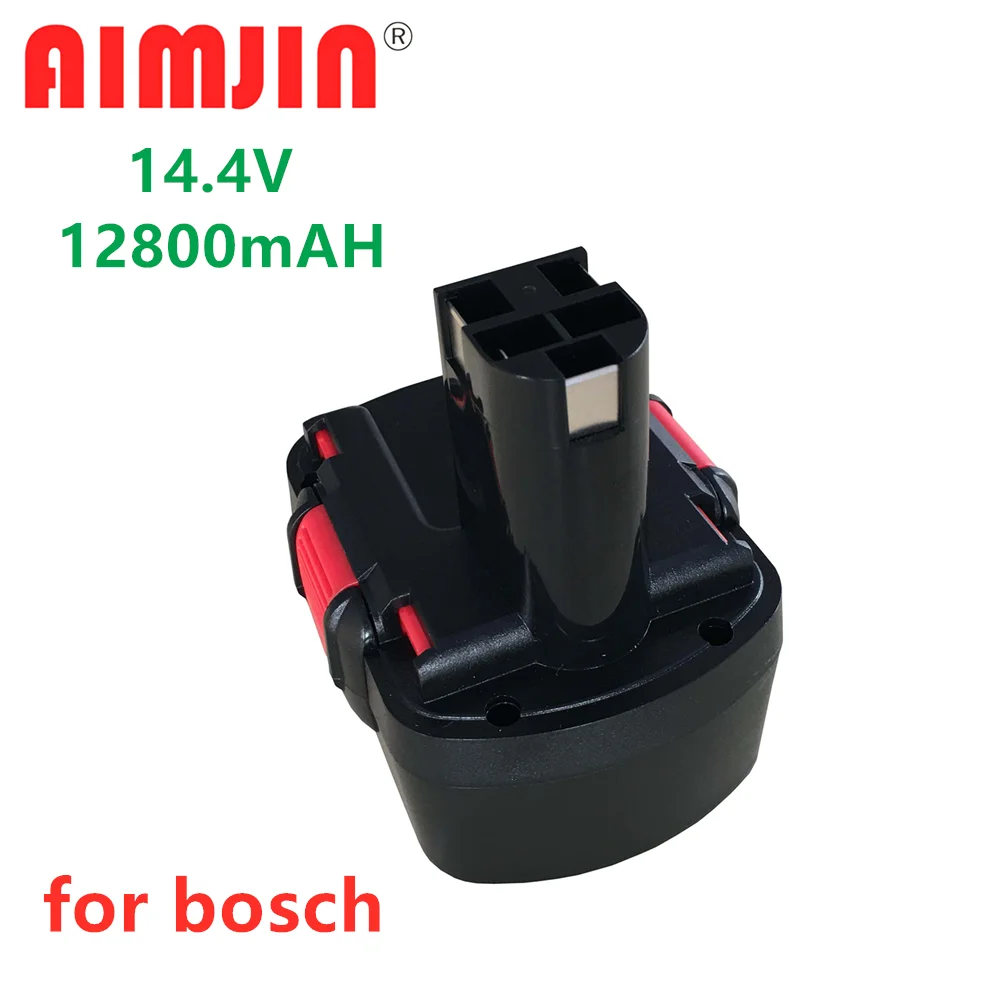 Aggiorna La Batteria Ricaricabile Ni-Cd Da 14.4V 12800Mah Per La Batteria Bosch 14.4V Bat041 Bat038 Bat040 Bat140 Bat159 3660K 2607335533
