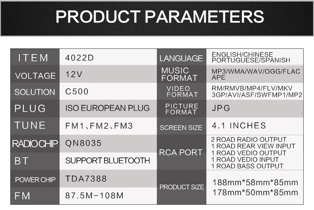 Dragonpad 4,1 дюймов аудио Автомобиль Mp5 Плеер FM Автомагнитола 1Din Авто Радио Bluetooth аудио Авто Стерео Mp4 музыкальный плеер