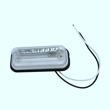

10-30V Car 4 LED License Plate Light Tail Number Lamp Bulbs for Boat Trailer Truck Lorry Caravan Stripe Shape