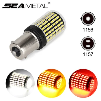 

1pc Car LED Interior Light Bulbs 21w 3014 144smd Led Canbus Error Free BA15S 1156 BA15D 1157 Turn Signal Light Auto Accessories