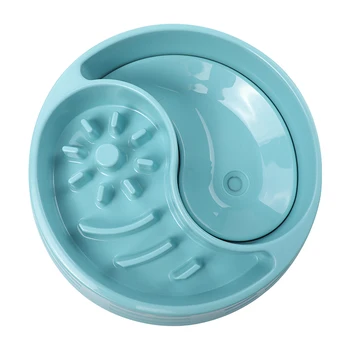 

Prevent Obesity Bloat Stop Puppy Food Non Slip Interactive Portable Pet Supplies Dog Bowl Anti Gulping Fun Drinking Slow Feeder
