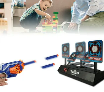 

Electric Scoring Auto Reset Shooting Digital Target Kids Game High Precision Scoring Auto Reset Electric Gun Target Accessories
