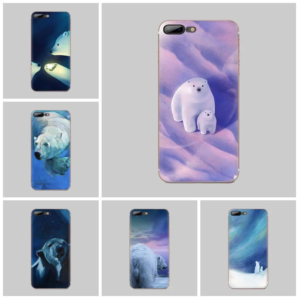 Cartoon Polar Bear TPU Custom Design For Huawei Honor 4C 5A 5C 5X 6 6A 6X 7 7A 7C 7X 8 8C 8S 9 10 10i 20 20i Lite Pro | Мобильные