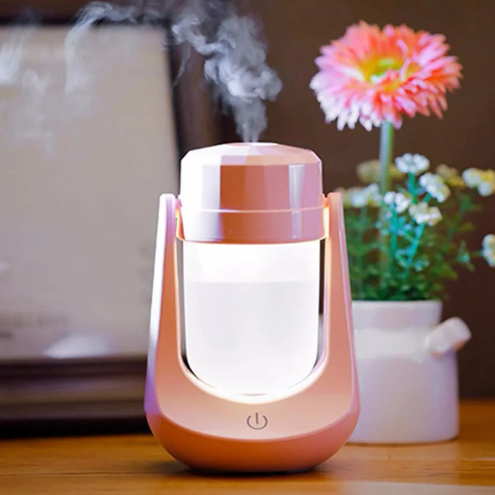 USB аромат масла паровой увлажнитель воздуха Mini Air цветной ночной Светильник Портативный ТУМАНА 12V 180 градусов увлажнитель