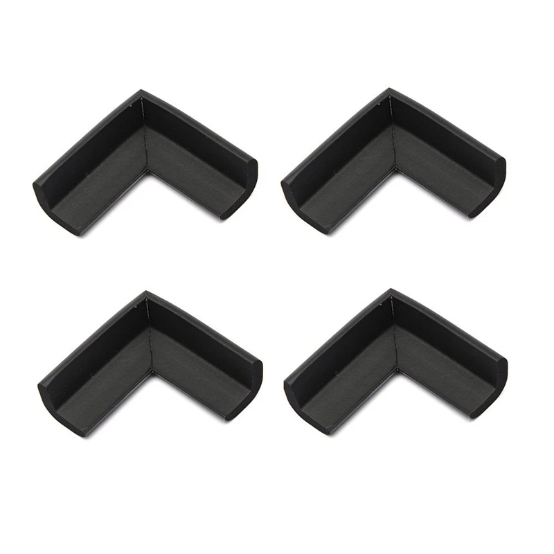

4pcs Child Baby Safety Desk Table Edge Cover Guard Corner Protector Cushion black