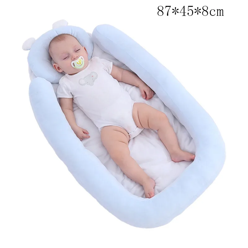 

Portable Baby Crib with Detachable pillow Nest Nursery Travel Bionic Folding Bed Infant Cradle 0-36M Sleeper Babynest