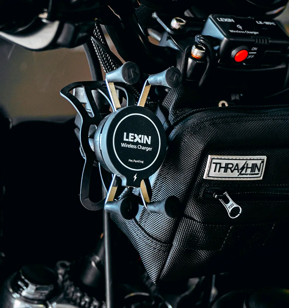 Lexin Usbmoto WPC QI мотоциклетное беспроводное Универсальное зарядное устройство для RAM
