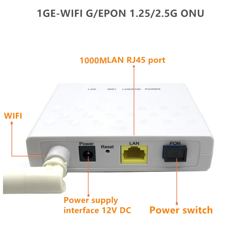 Волоконный трансивер 1GE-WIFI E/GPON ONU FTTO Light Cat регулятор одиночный 1000 м LAN порт OLT1.25/2,5G чипсет волокно для дома