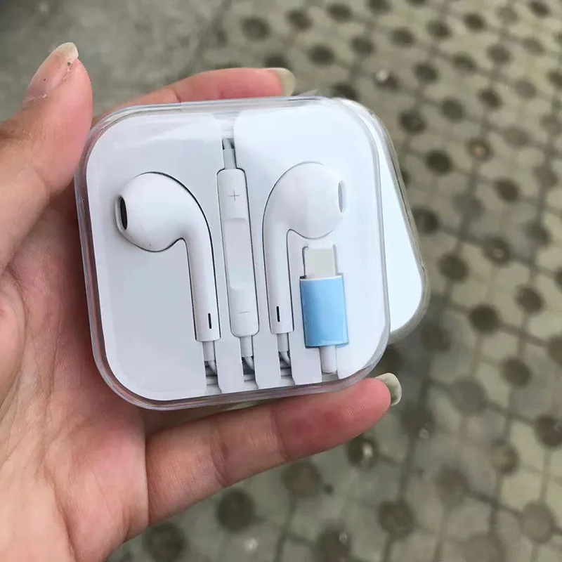 Наушники-вкладыши для iPhone 13 12 11 7 8 Plus XS MAX Pro проводные наушники-вкладыши с