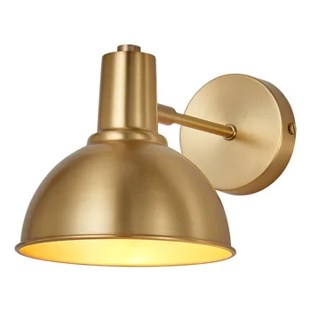

Ins Brass Bedside Wall Lamp Bathroom Mirror Front Lamp Japanese Style Simple Modern Individual Creativity