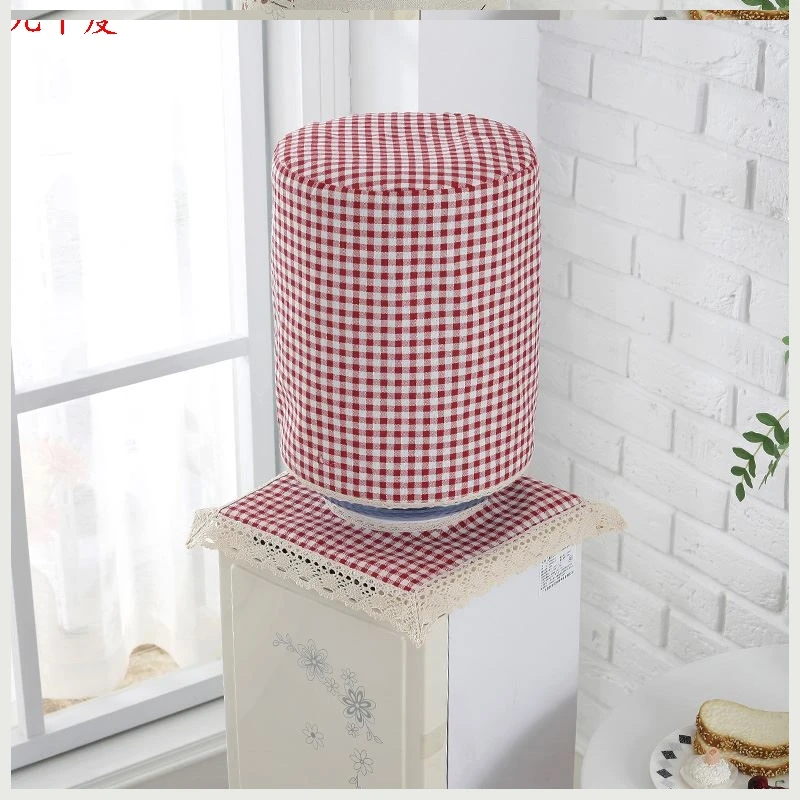 simple 18.9L standard water dispenser cover set dustproof cloth cover for water cooler barrel home decor
