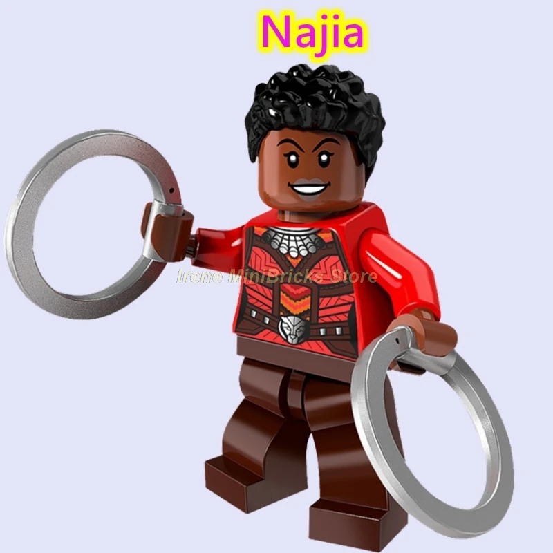 Черная пантера Erik Killmonger Okoye Мстители Endgame танос Супер Герои строительные блоки Марвел Капитан - Цвет: Najia