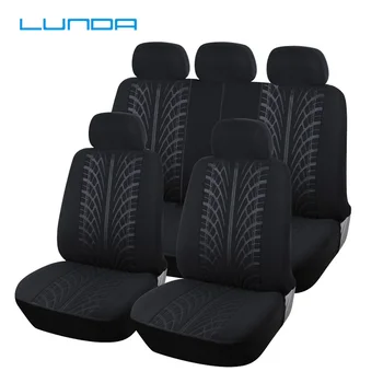 

LUNDA Car Seat Covers Universal Fit Most Trucks SUV Car Seat Protectors Tire Tracks Car Seat Accessories