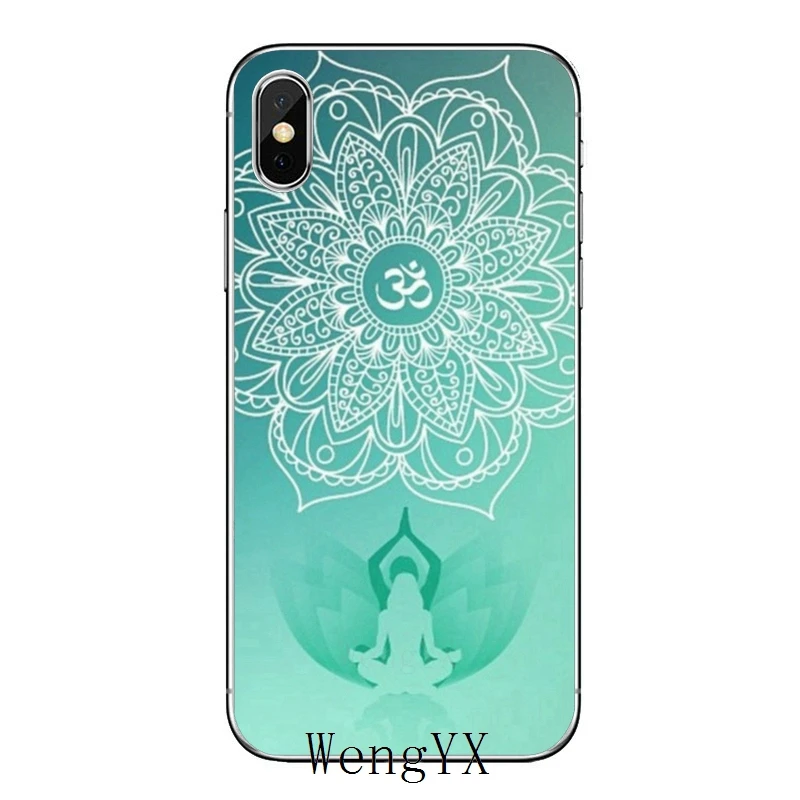 Мандала чакра Йога силиконовый мягкий чехол для iPhone 11 Pro XS Max XR X 8 7 6 6S Plus 5 5S SE - Цвет: Chakra-Yoga-C-11