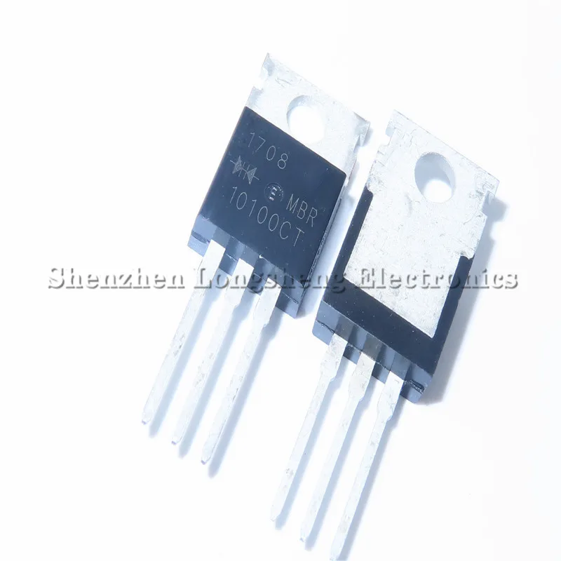 

10 шт./лот MBR10100CT TO-220 диод Шоттки 10 А 100 в