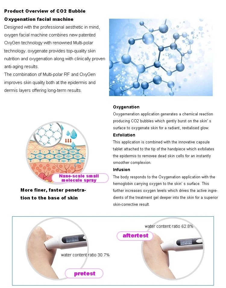 3-in-1 CO2 Nano Bubbles Oxygen Facial Machine for Skin Rejuvenation, Tightening & Lifting | Spa & Salon Use