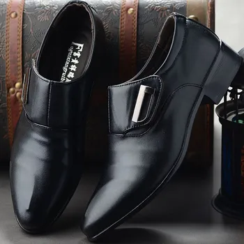 

Nice Man Flat Classic Men Dress Shoes PU Leather Wingtip Carved Italian Formal Oxford Plus Size 38-57 For Winter Dec5