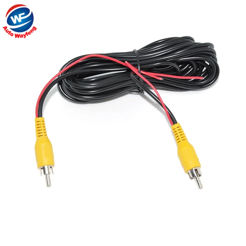 6-20 Meters RCA Video Cable For Car Parking Rearview Rear View Camera Connect Car Monitor DVD Trigger Cable 6 10 15 20M Optional