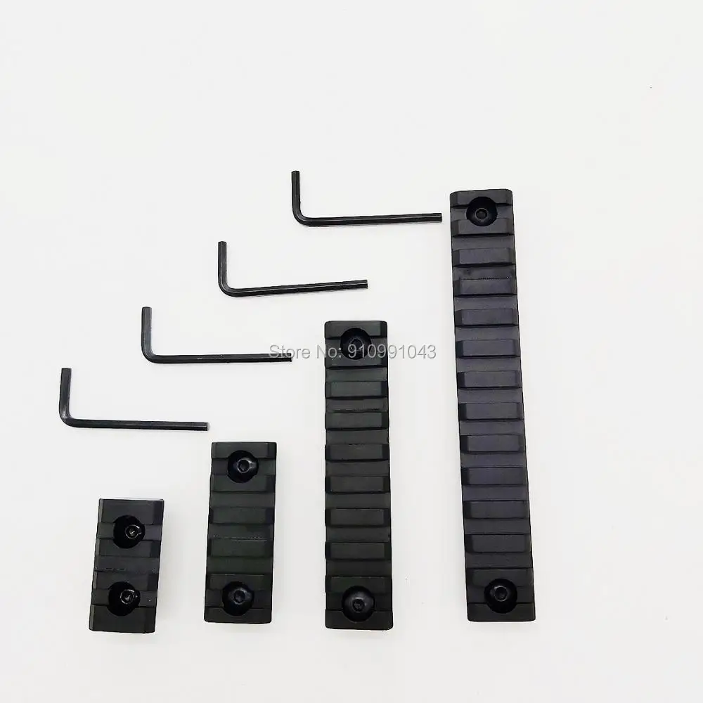 

MLOK Picatinny Rail Section for MLOK Handguard Mount Rail Sytstem 3 5 9 13slot