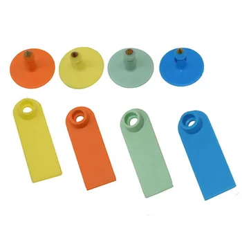 

100 Sets Livestock Ear Tags Sheep Goat No Word Ear Signage Animal Identification Card Sheep Pig Cattle Farm Feeding Equipment