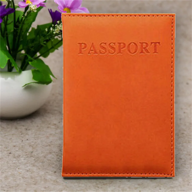 1PC PU Passport Holder Card Case Wallet for Women and Men