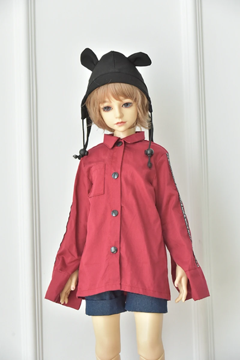 1/6, 1/4, 1/3, модная одежда для кукол, длинная рубашка BJD аксессуары для кукольной одежды, белая, красная, синяя, золотая, серая рубашка для девочек