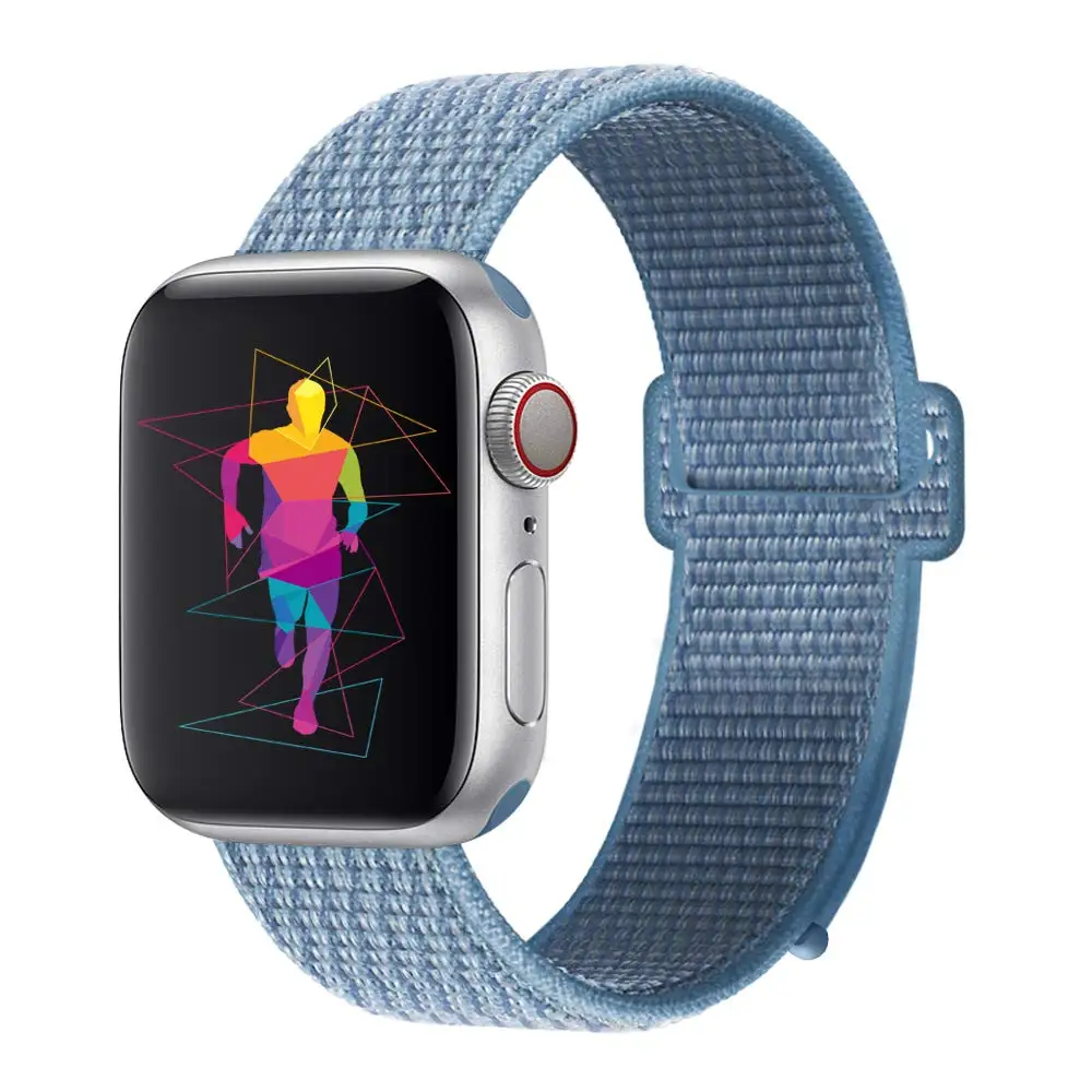 13 Ремешок для наручных часов Apple Watch серии 3/2/1 Часы петлевой ремень велкро нейлона сменный Браслет дышащий сменный ремешок Спорт - Цвет: 13