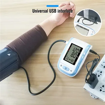 

Arm Blood Pressure Pulse Monitors Health care Digital Upper Portable Monitor meter sphygmomanometer Larg