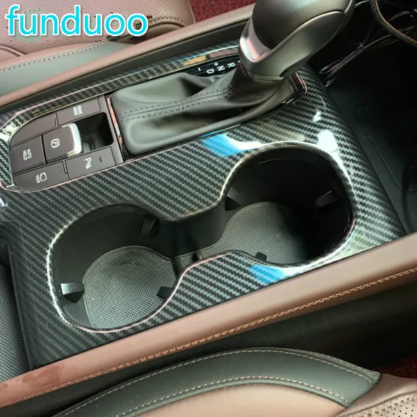 Новинка для hyundai Santa Fe углеродное волокно отделка подстаканник декоративная рамка наклейка крышка наклейка покрытие аксессуары для укладки