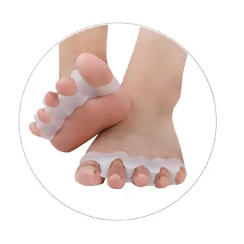 

2pcs Toe Separator Premium Protective Toe Corrector Sleeve Bunion Splint Toe Straightener