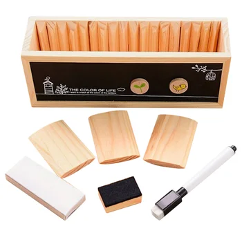 

Magnetic Wooden Pen Holder Marker Dry Erase Chalk Cup Office Supplies Desk Organizer Pencil Holder Stationery Storage Box